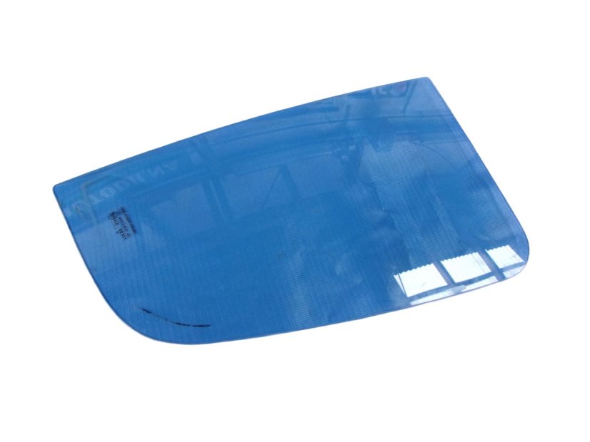 Left rear door glass Dacia Sandero I 2009-, green