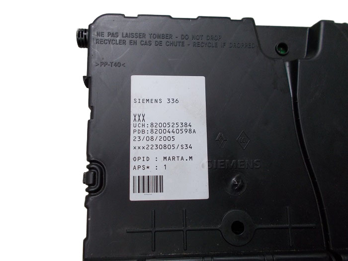 8200525384 UCH unit Siemens Renault Megane II, Scenic II