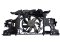 752100007R, 214812415R Radiator wall Renault Scenic III 1.4 TCe 16V, incl. fan