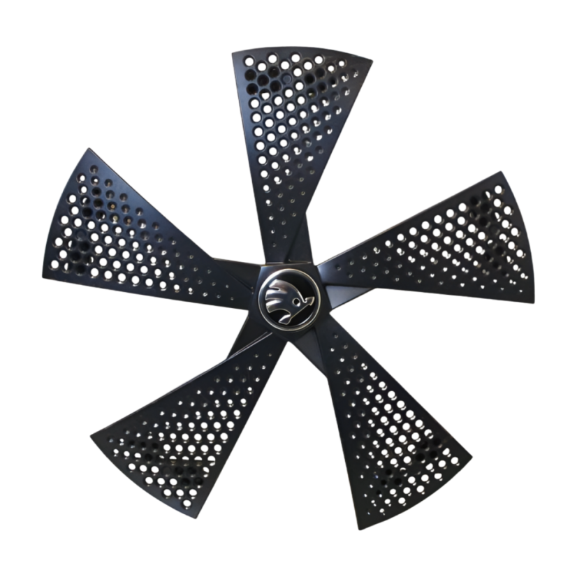 657.601.169 Alloy wheel covers type "Aero" original Škoda - set of 4 pieces