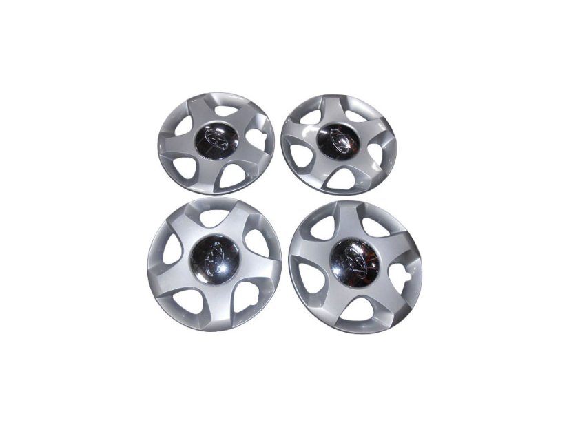 Wheel covers 15" Hyundai originals - set of 4