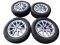 Mercedes-Benz téli gumi szett, 6.5x16 ET44 felnik 5x112x66.5, 205/60/16 92H HANKOOK gumiabroncsok