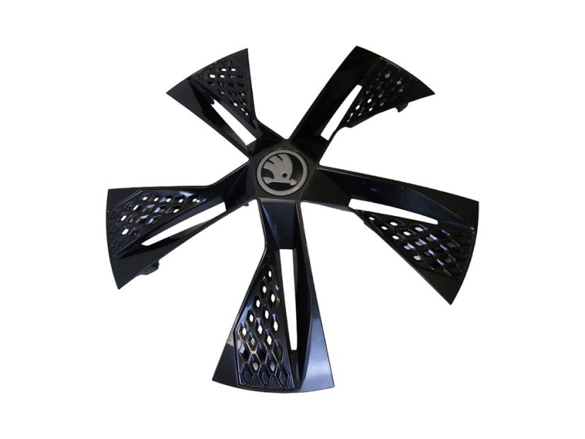 57A.601.169H Alloy wheel covers type "Aero" original Škoda Karoq - set of 4 pieces