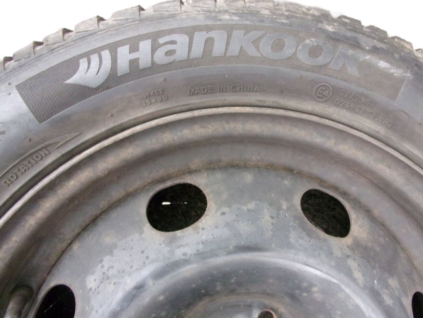 Winter set of steel wheels Citroen, Peugeot 6x16 ET27 4x108x65 - tires 205x55x16 2x TOMKET and 2x HANKOOK