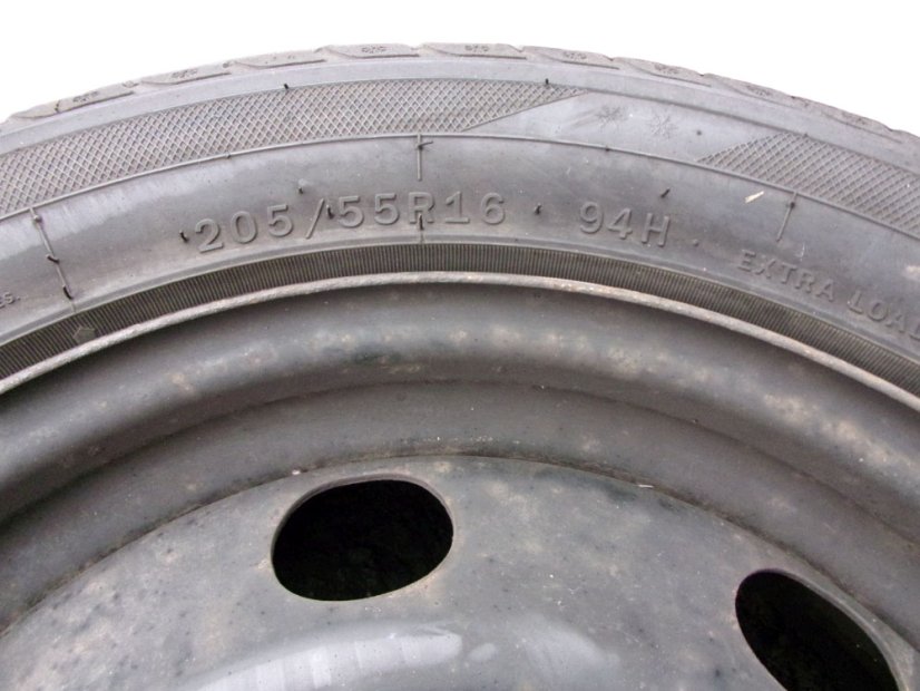 Winter set of steel wheels Citroen, Peugeot 6x16 ET27 4x108x65 - tires 205x55x16 2x TOMKET and 2x HANKOOK