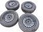 Winter tire set of Volkswagen steel wheels 6.5x17 ET38, 5x112x57 5GF601027J/K - 215/65/17 99H PIRELLI Scorpion, with TPMS pressure sensors