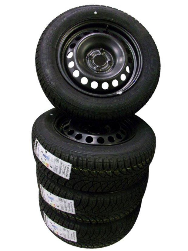 Winter tire set Renault/Dacia, wheels 6x15 ET40 4x100x60, tires 185/65/15 FULDA