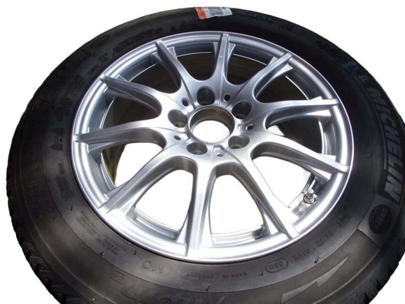 Zimná obutá sada Mercedes-Benz, disky 6,5x16 ET38 5x112x66,5, pneu 205/60/16 92H MICHELIN