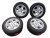Téli gumiabroncs szett BMW X5 8.5x18 ET48 5x120x72.5 - 255/55/18 105H CONTINENTAL 4x4