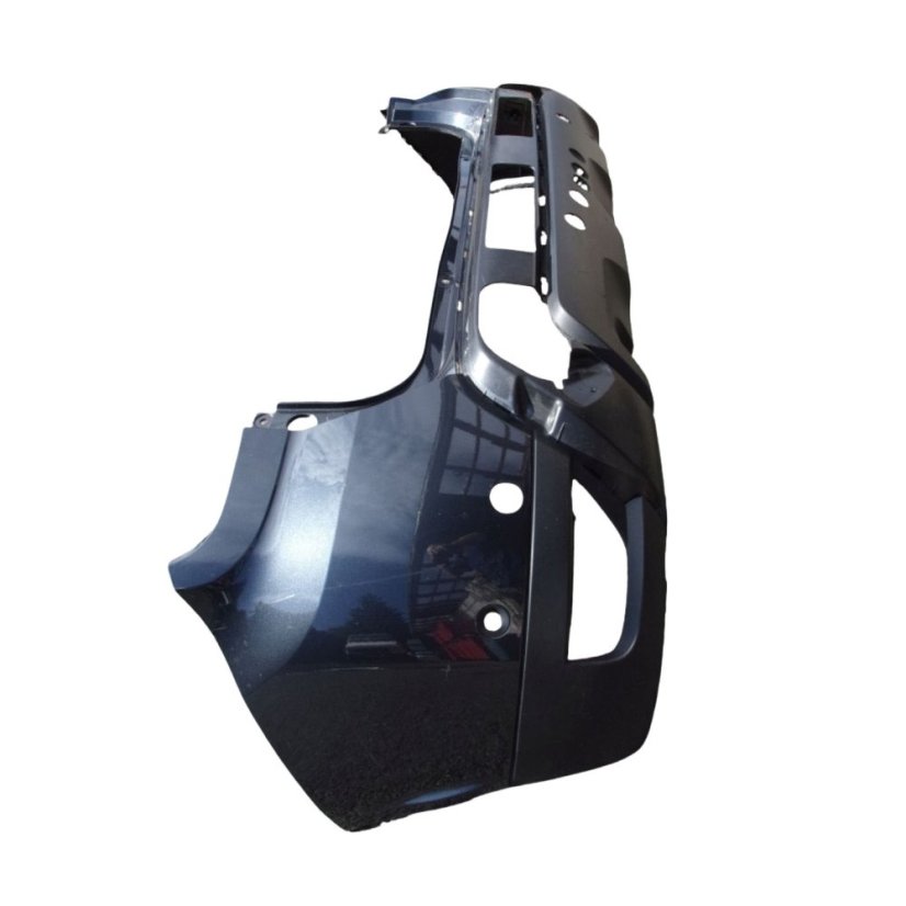 850222027R Rear bumper Dacia Duster II, with sensor holes, gray metallic