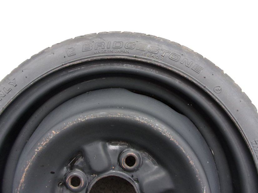 Spare (narrow) Nissan 4x14 4x114.3x67 - 105/70/14 BRIDGESTONE