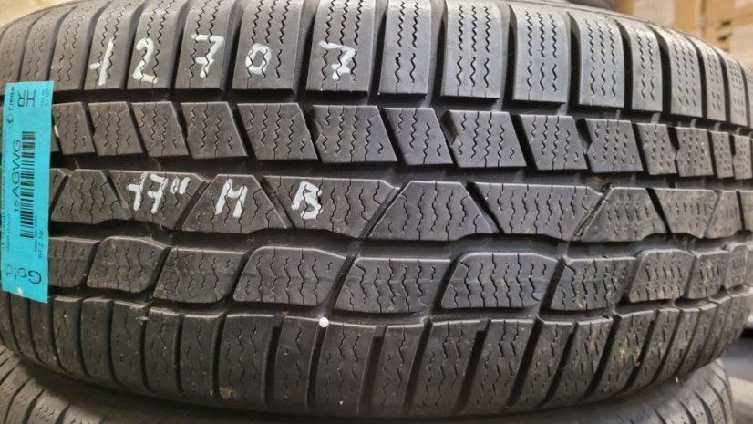 Zimní obutá sada Mercedes-Benz, disky 6,5x17 ET49 5x112x66,5 - pneu 205/50/17 93H CONTINENTAL ContiWinterContact TS830P