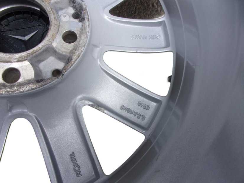 Winter tire set Mercedes-Benz 6.5x16 ET49 5x112x66.5 A2464010500 - 205/55/16 91H BRIDGESTONE Blizzak