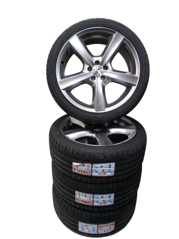 Letná obutá súprava Audi/Seat/Škoda/Volkswagen disky 7,5x18 ET35 5x100x57, pneu 225/40/18 92W TOMKET