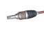 8200341698 Left half shaft Renault Clio III, Clio III Grandtour, Modus