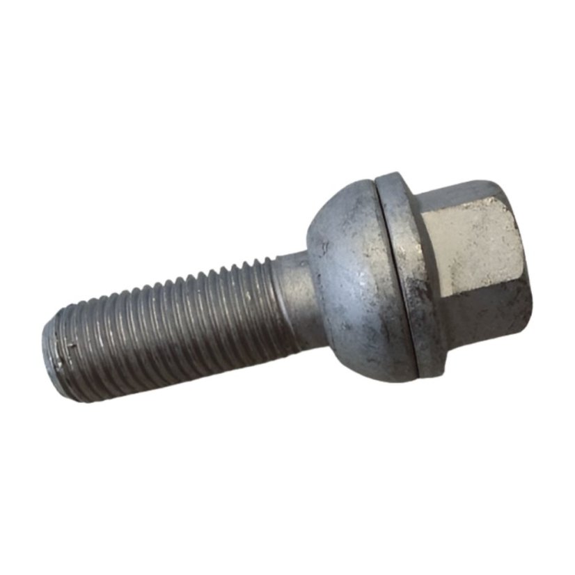 Wheel bolt 14x1.5 - ball seat - galvanized